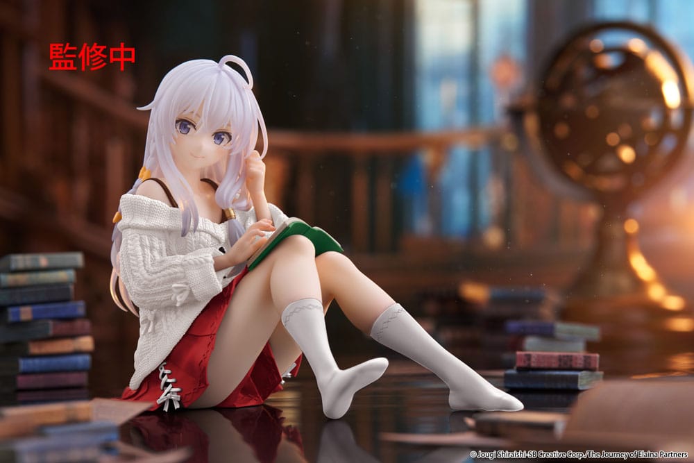 PREORDINE+ 03/2026 Wandering Witch: The Journey of Elaina PVC Statue Desktop Cute Figure Elaina Casual Clothes Ver. Renewal 13 cm