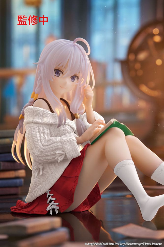PREORDINE+ 03/2026 Wandering Witch: The Journey of Elaina PVC Statue Desktop Cute Figure Elaina Casual Clothes Ver. Renewal 13 cm
