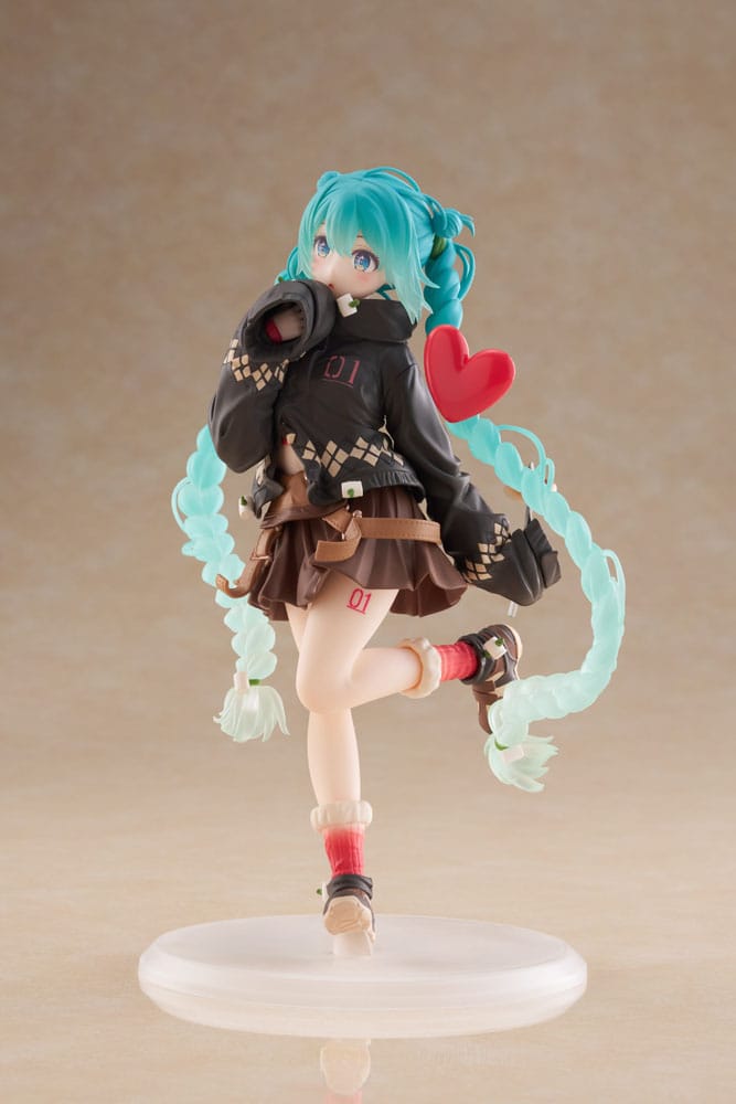 PREORDINE+ 05/2026 Hatsune Miku PVC Statue Hatsune Fashion Outdoor Spring Ver. 18 cm