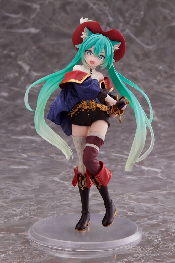 PREORDINE+ 04/2026 Hatsune Miku PVC Statue Hatsune Miku Wonderland Puss in Boots 18 cm