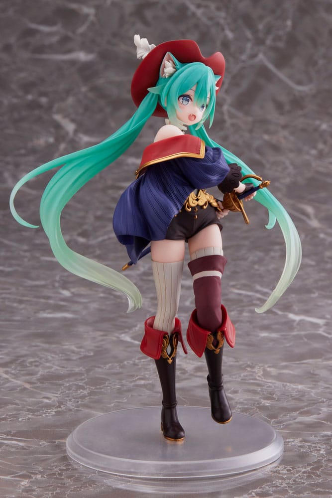 PREORDINE+ 04/2026 Hatsune Miku PVC Statue Hatsune Miku Wonderland Puss in Boots 18 cm