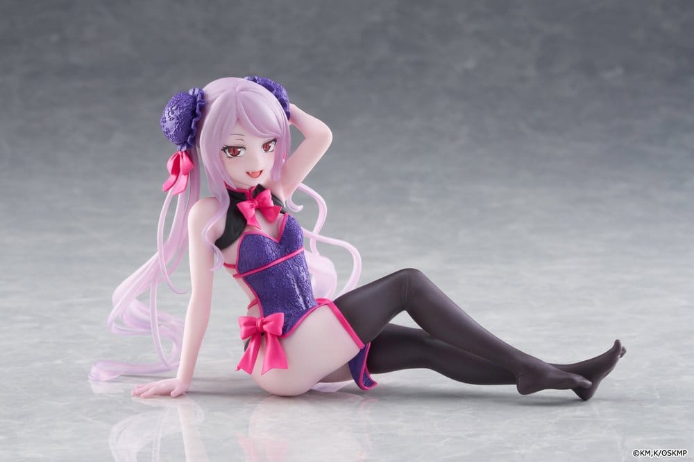 SU ORDINAZIONE Overlord Desktop Cute PVC Statue Shalltear Chinese Dress Ver. 13 cm