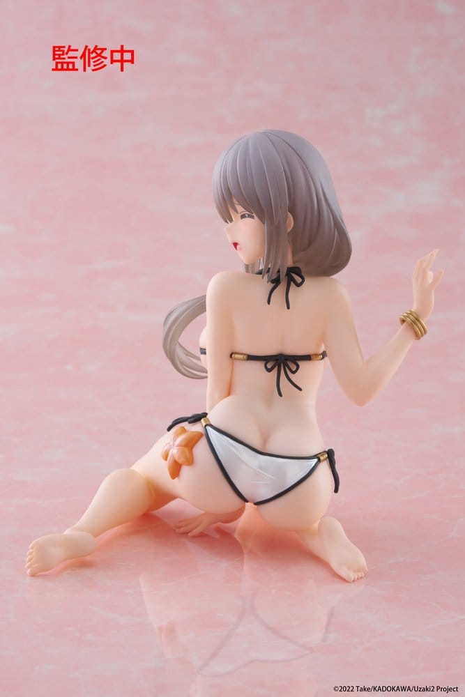 SU ORDINAZIONE Uzaki-chan Wants to Hang Out! PVC Statue Desktop Cute Figure Tsuki Uzaki (Swimwear Ver.) 13 cm          