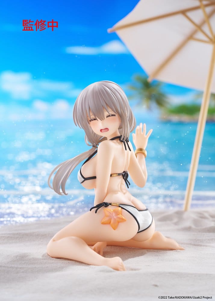 SU ORDINAZIONE Uzaki-chan Wants to Hang Out! PVC Statue Desktop Cute Figure Tsuki Uzaki (Swimwear Ver.) 13 cm          