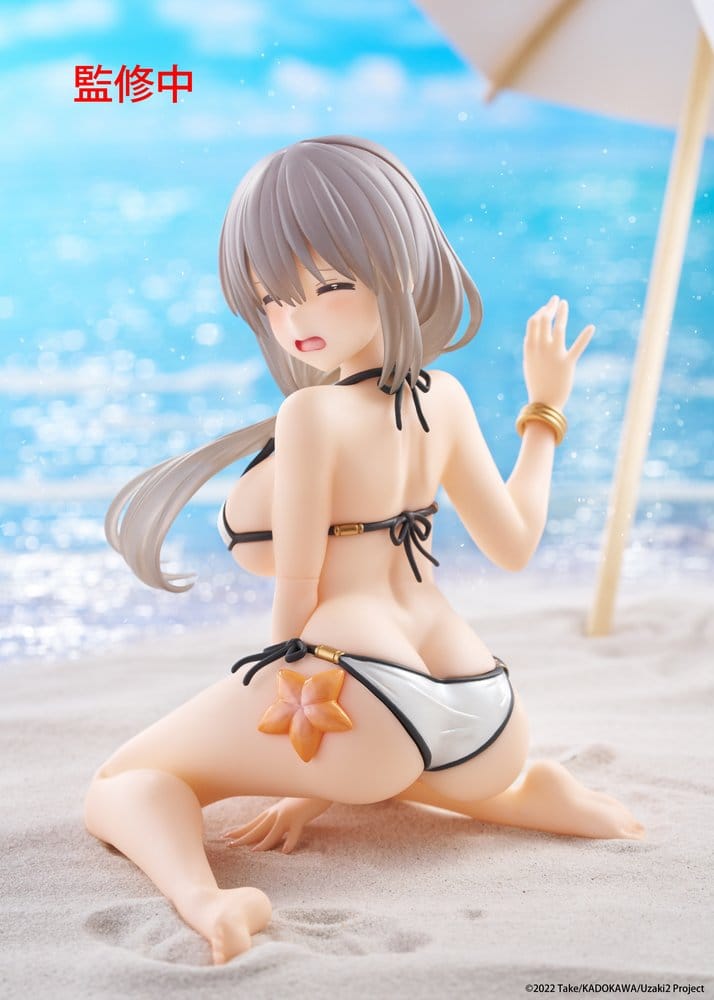 SU ORDINAZIONE Uzaki-chan Wants to Hang Out! PVC Statue Desktop Cute Figure Tsuki Uzaki (Swimwear Ver.) 13 cm          