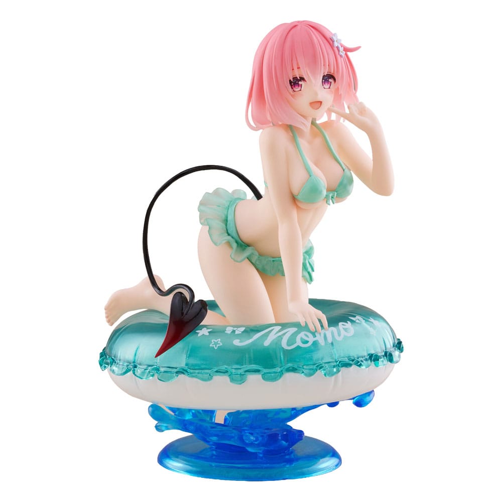PREORDINE+ 06/2026 To Love-Ru Darkness PVC Statue Aqua Float Girls Darkness Momo 10 cm