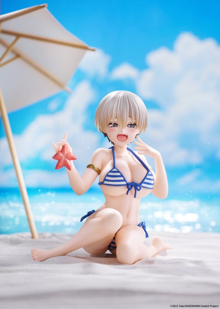SU ORDINAZIONE Uzaki-chan Wants to Hang Out! Desktop Cute PVC Figure Hana Uzaki (Swim wear Ver.) 13 cm