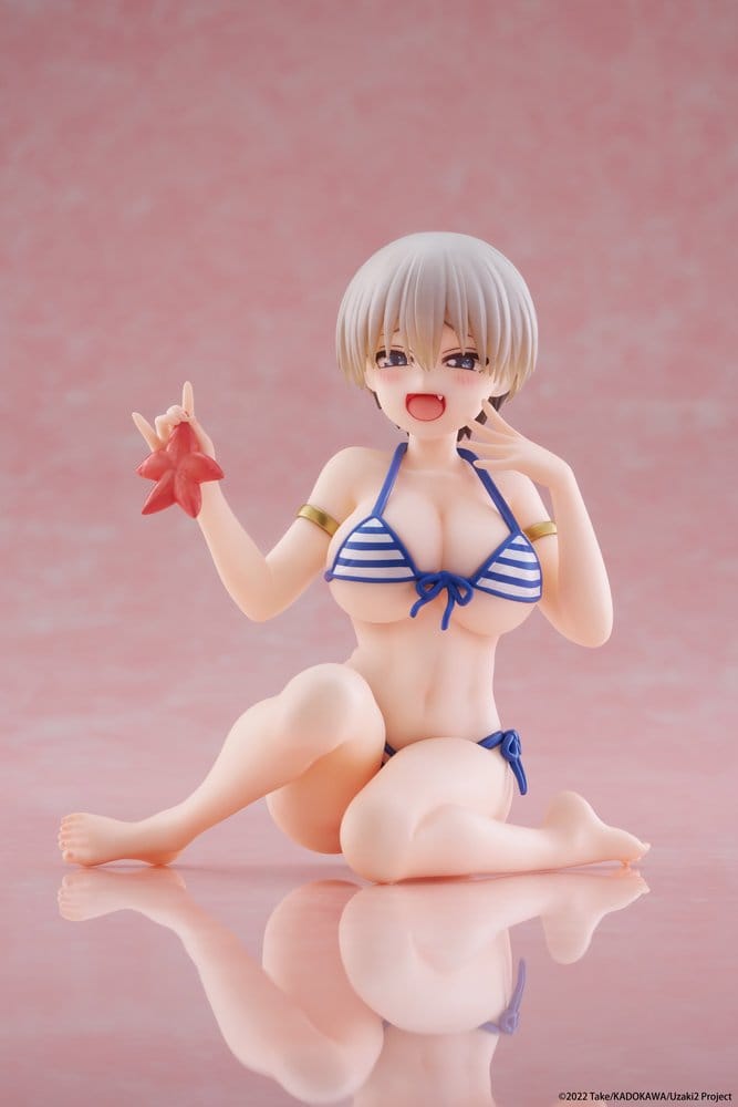 SU ORDINAZIONE Uzaki-chan Wants to Hang Out! Desktop Cute PVC Figure Hana Uzaki (Swim wear Ver.) 13 cm