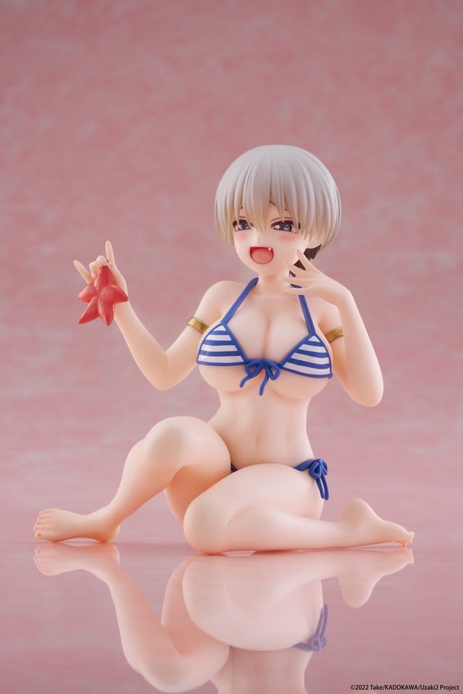 SU ORDINAZIONE Uzaki-chan Wants to Hang Out! Desktop Cute PVC Figure Hana Uzaki (Swim wear Ver.) 13 cm