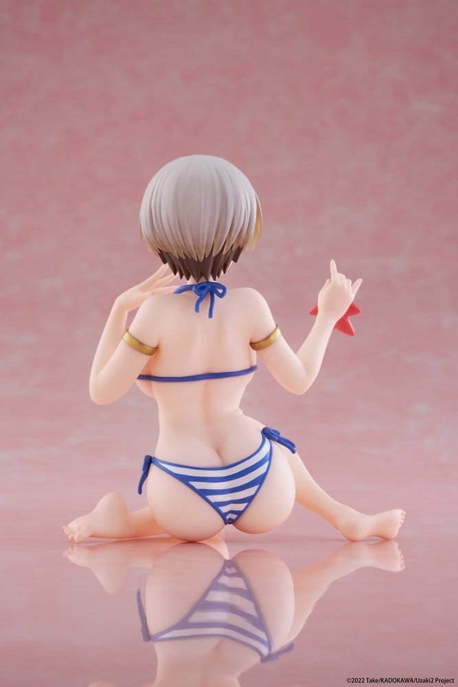 SU ORDINAZIONE Uzaki-chan Wants to Hang Out! Desktop Cute PVC Figure Hana Uzaki (Swim wear Ver.) 13 cm