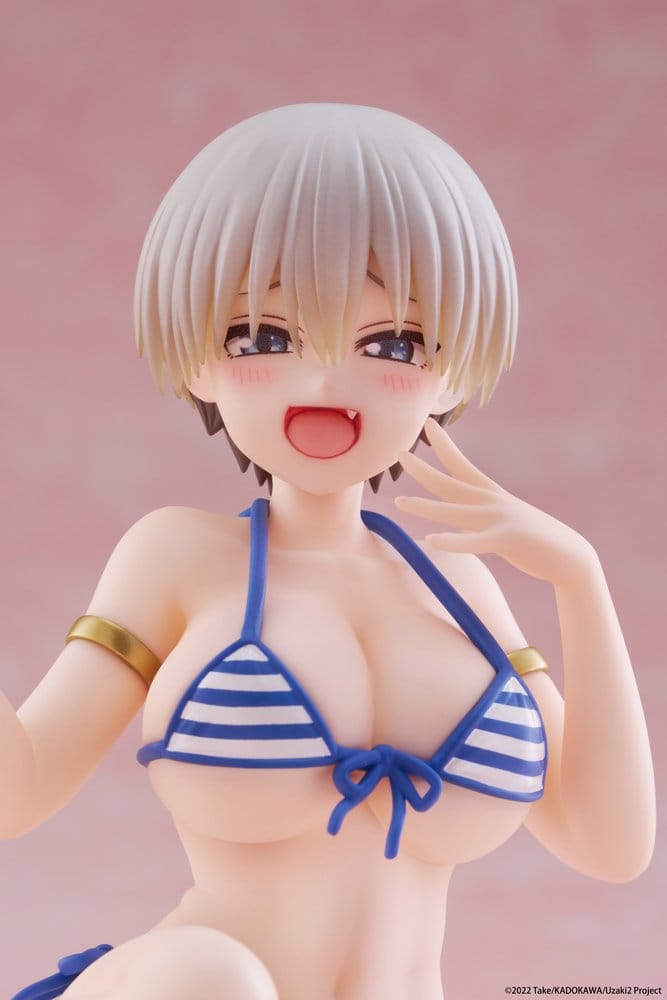 SU ORDINAZIONE Uzaki-chan Wants to Hang Out! Desktop Cute PVC Figure Hana Uzaki (Swim wear Ver.) 13 cm