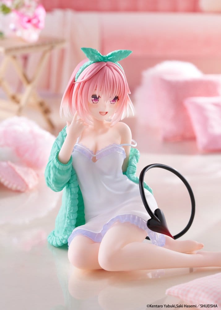 SU ORDINAZIONE To Love-Ru Desktop Cute PVC Figure Momo (Roomwear Ver.) 13 cm