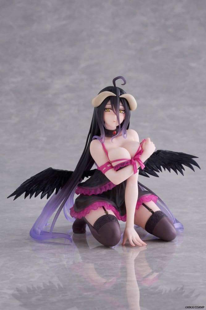 SU ORDINAZIONE Overlord Desktop Cute PVC Figure Albedo (Negligee ver.) 13 cm