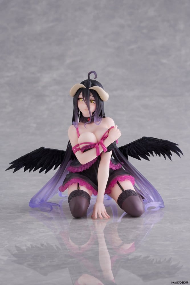 SU ORDINAZIONE Overlord Desktop Cute PVC Figure Albedo (Negligee ver.) 13 cm