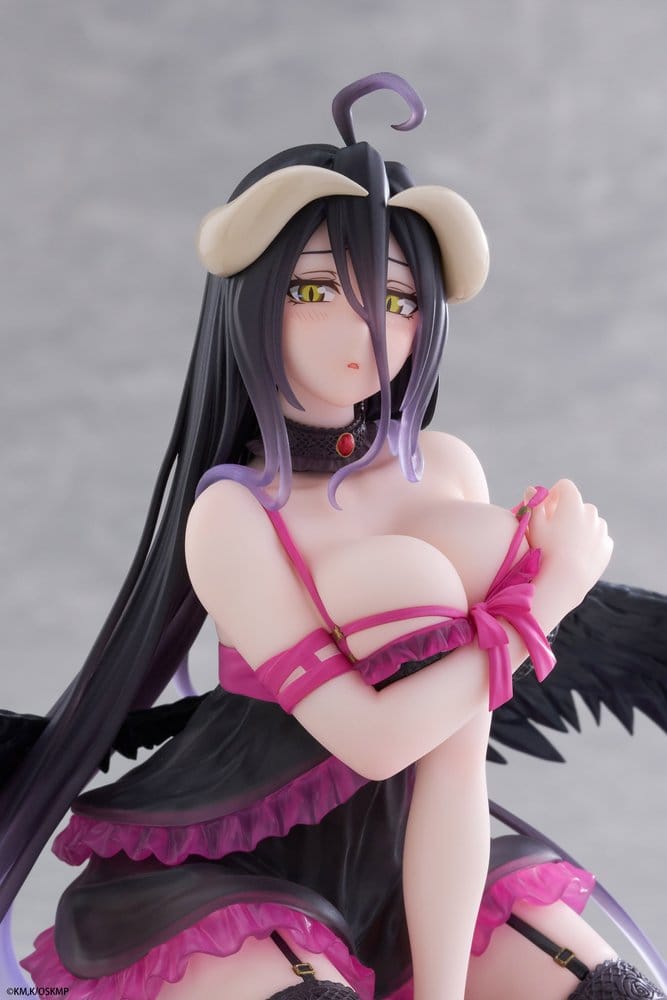 SU ORDINAZIONE Overlord Desktop Cute PVC Figure Albedo (Negligee ver.) 13 cm