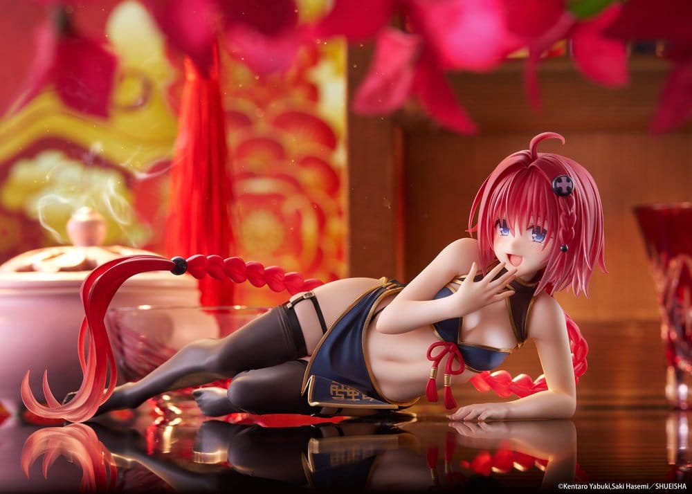 PREORDINE+ 12/2026 To Love-Ru Darkness Desktop Cute PVC Figure Mea Kurosaki (Chinese Dress Ver.) 13 cm