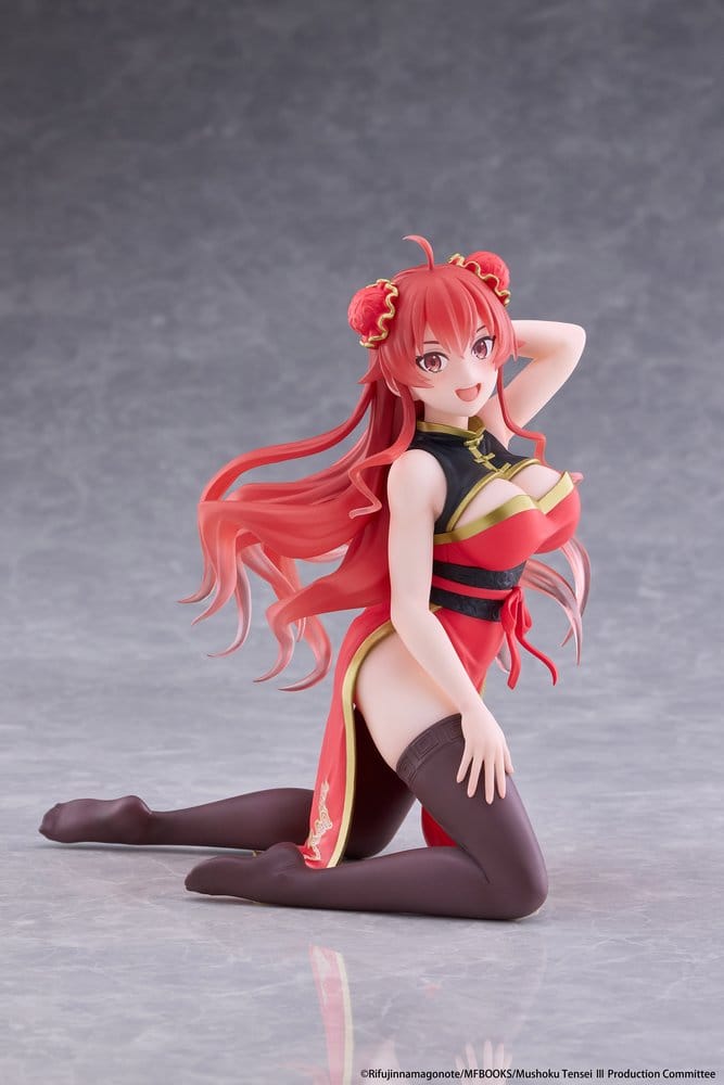 PREORDINE+ 03/2027 Mushoku Tensei: Jobless Reincarnation Desktop Cute PVC Figure Eris Greyrat (Chinese Dress Ver.) 13 cm
