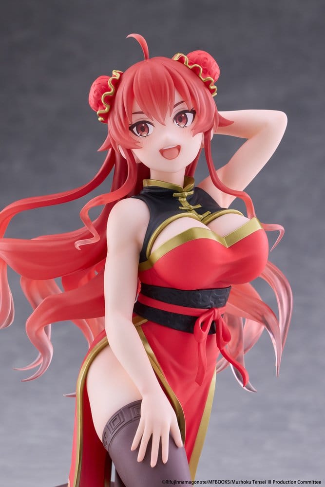 PREORDINE+ 03/2027 Mushoku Tensei: Jobless Reincarnation Desktop Cute PVC Figure Eris Greyrat (Chinese Dress Ver.) 13 cm
