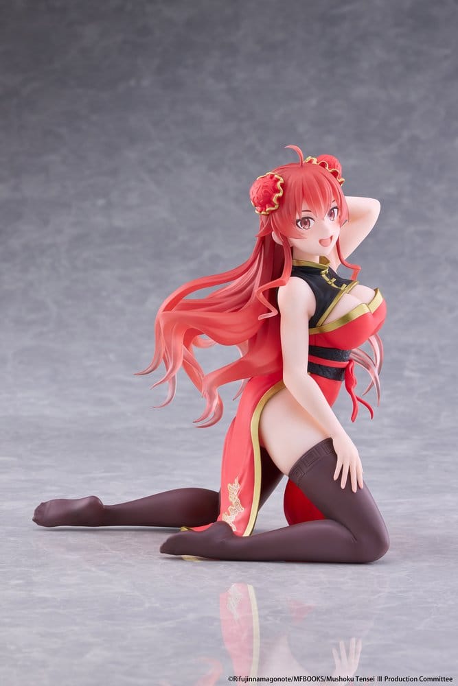 PREORDINE+ 03/2027 Mushoku Tensei: Jobless Reincarnation Desktop Cute PVC Figure Eris Greyrat (Chinese Dress Ver.) 13 cm