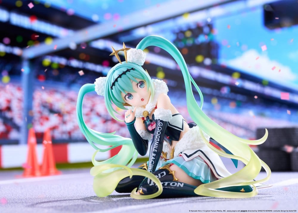 PREORDINE+ 03/2027 Hatsune Miku Taito Kuji PVC Figure Racing Miku 2018 Ver. Round 8 13 cm