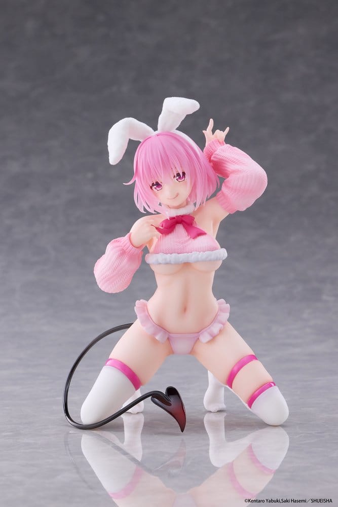 PREORDINE+ 03/2027 To Love-Ru Darkness MOFLOCK PVC Figure Momo (Fluffy Bunny Ver.) 13 cm