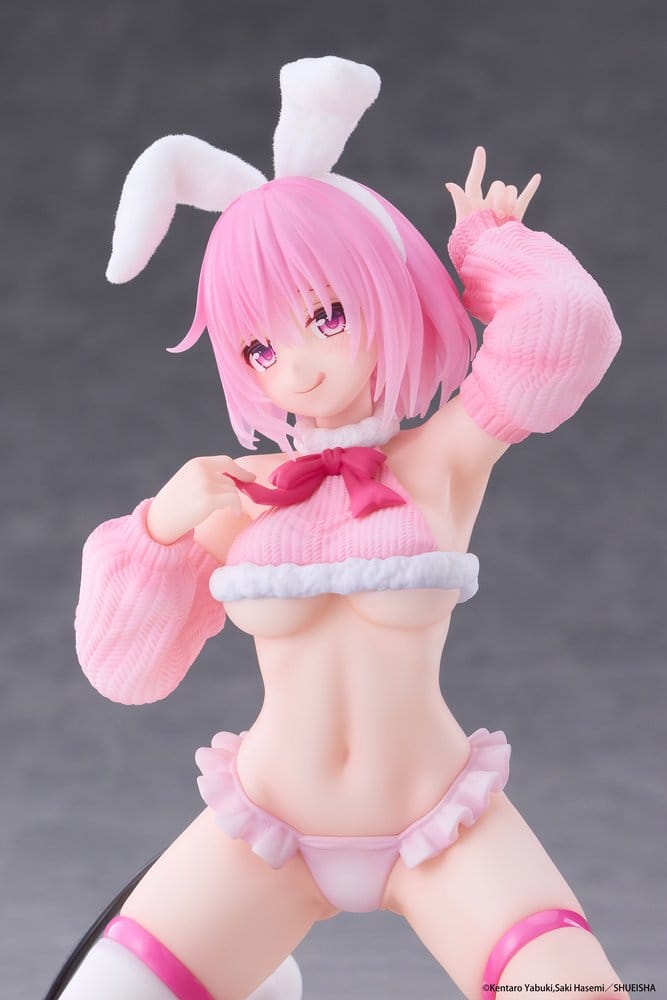 PREORDINE+ 03/2027 To Love-Ru Darkness MOFLOCK PVC Figure Momo (Fluffy Bunny Ver.) 13 cm