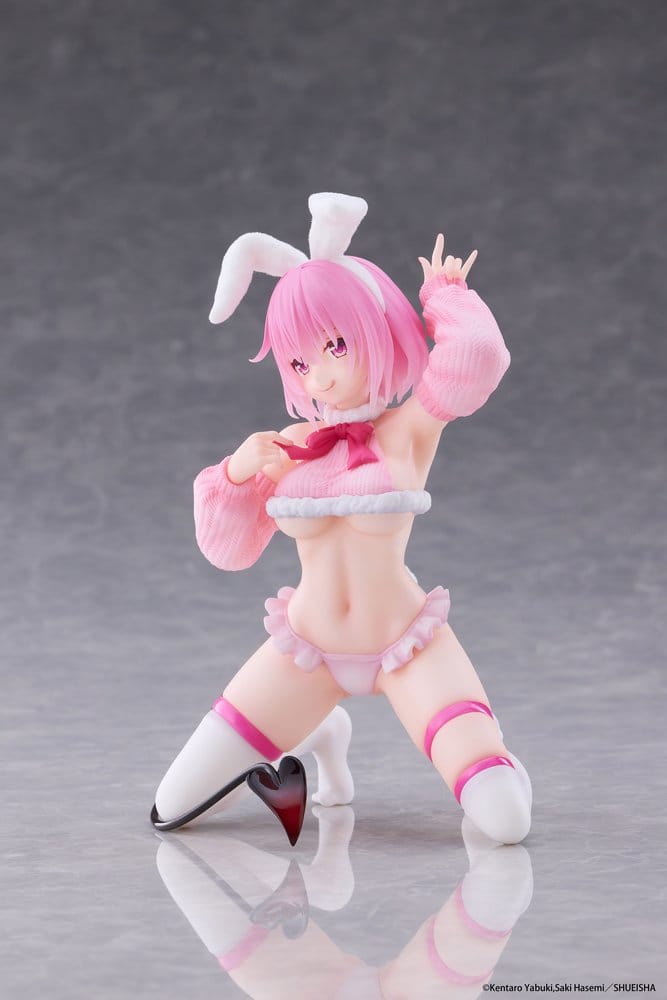 PREORDINE+ 03/2027 To Love-Ru Darkness MOFLOCK PVC Figure Momo (Fluffy Bunny Ver.) 13 cm