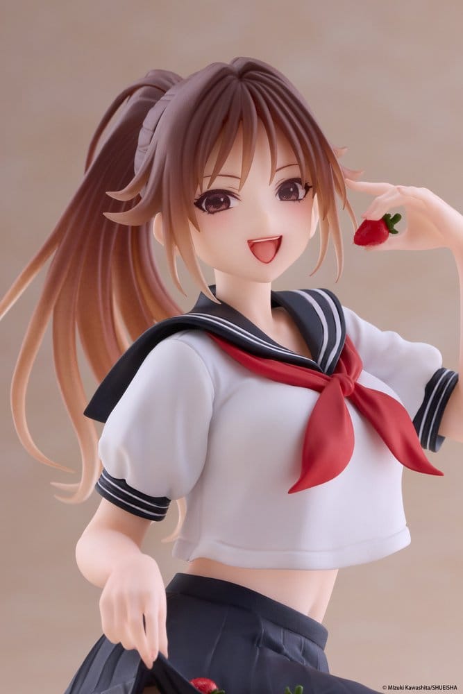 PREORDINE+ 03/2027 Strawberry 100% Desktop Cute PVC Figure Satsuki Kitaoji (School uniform Ver.) 18 cm
