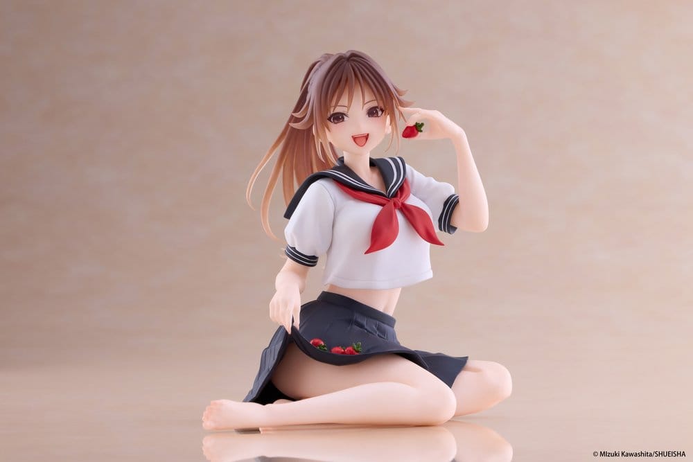 PREORDINE+ 03/2027 Strawberry 100% Desktop Cute PVC Figure Satsuki Kitaoji (School uniform Ver.) 18 cm