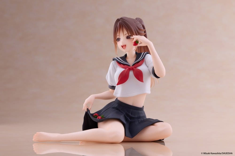 PREORDINE+ 03/2027 Strawberry 100% Desktop Cute PVC Figure Satsuki Kitaoji (School uniform Ver.) 18 cm