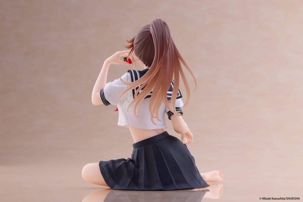 PREORDINE+ 03/2027 Strawberry 100% Desktop Cute PVC Figure Satsuki Kitaoji (School uniform Ver.) 18 cm