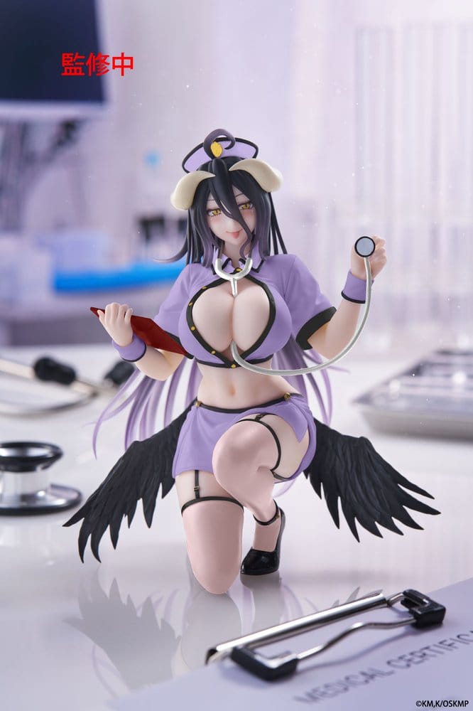 PREORDINE+ 04/2027 Overlord PVC Figure Desktop Cute Albedo (Nurse Ver.) Renewal 13 cm