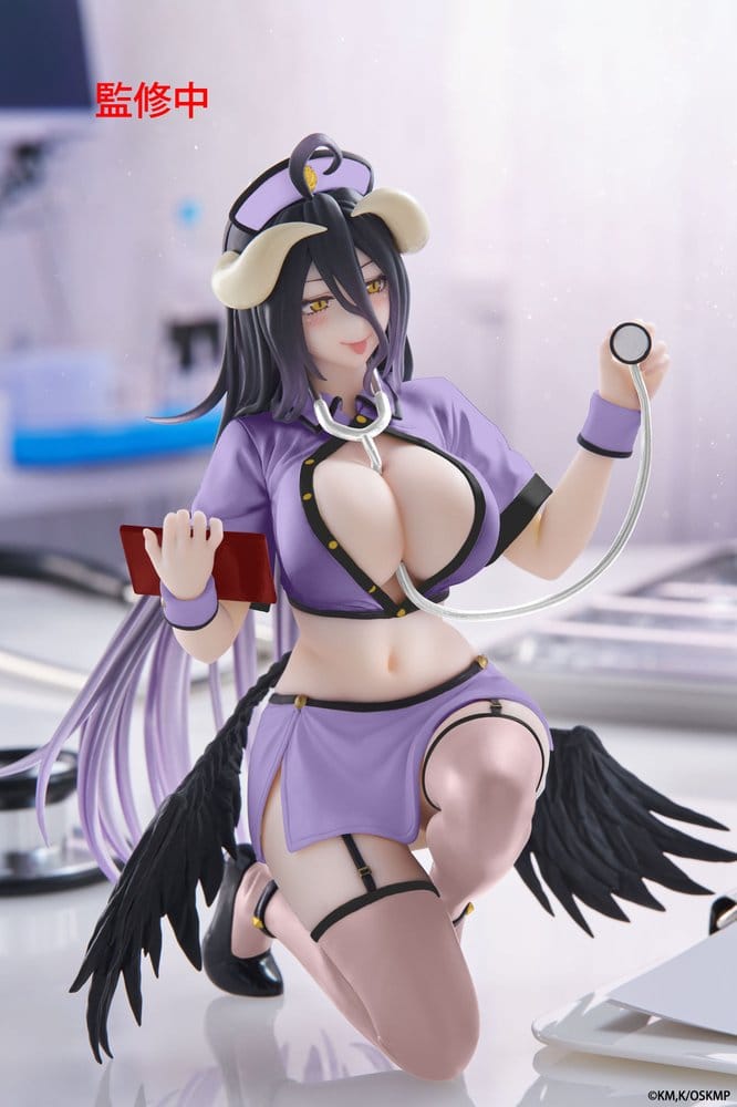 PREORDINE+ 04/2027 Overlord PVC Figure Desktop Cute Albedo (Nurse Ver.) Renewal 13 cm
