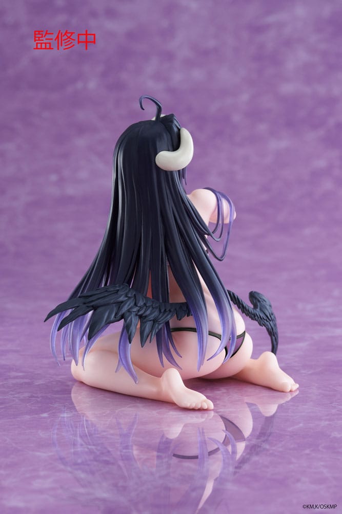 IN STOCK (Scatola Danneggiata) Overlord IV PVC Statue Desktop Albedo Swimsuit Ver. Renewal Edition 13 cm
