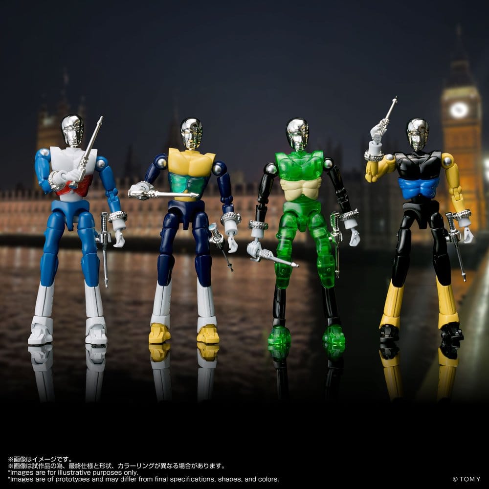 PREORDINE+ 06/2027 Microman Legacysoul Action Figures 4Pack SPYM M14X Set