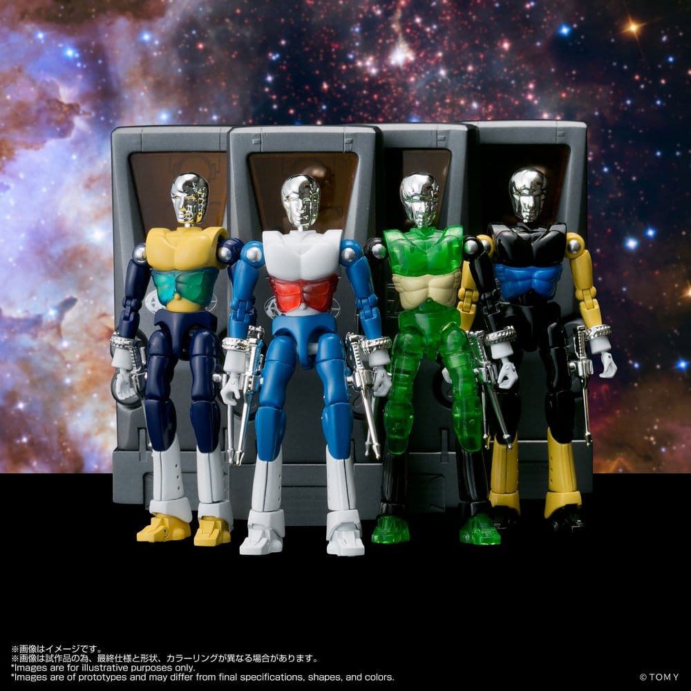 PREORDINE+ 06/2027 Microman Legacysoul Action Figures 4Pack SPYM M14X Set