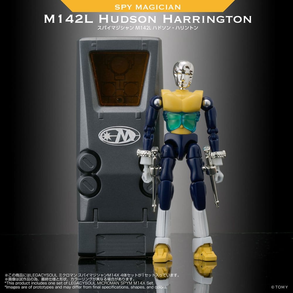 PREORDINE+ 06/2027 Microman Legacysoul Action Figures 4Pack SPYM M14X Set