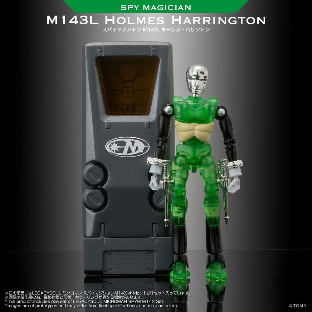 PREORDINE+ 06/2027 Microman Legacysoul Action Figures 4Pack SPYM M14X Set