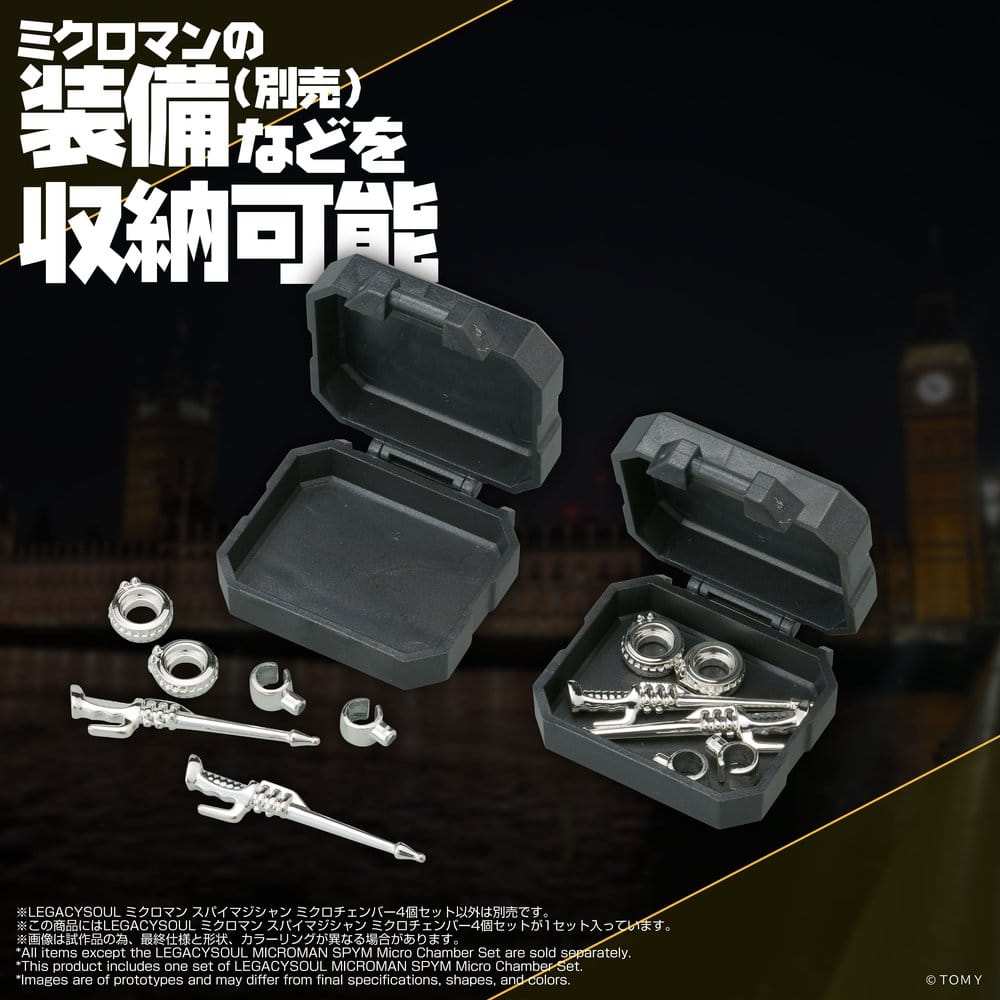 PREORDINE+ 06/2027 Microman Legacysoul Action Figure Parts SPYM Micro Chamber Set