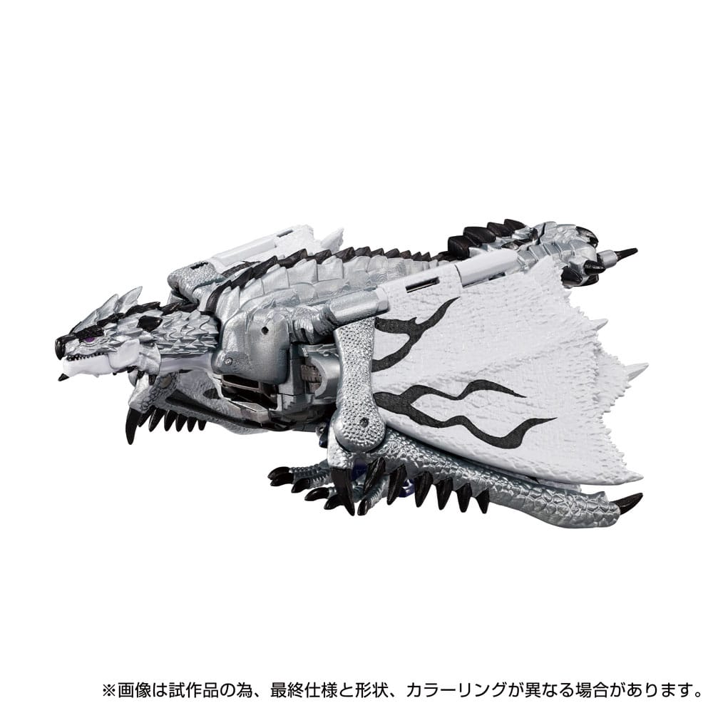 🧪 LAB | SU ORDINAZIONE Transformers Team-Up Series Action Figure Monster Hunter Silver Rathalos Prime 13 cm