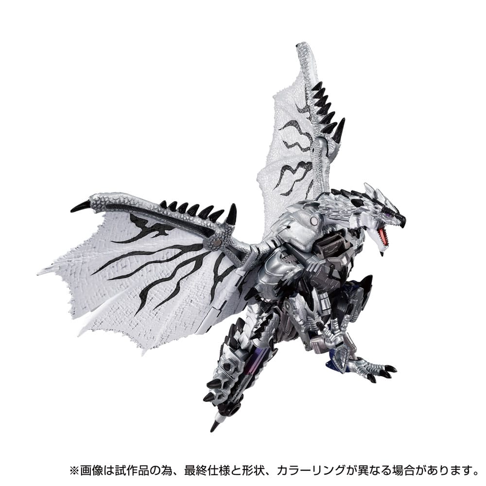 🧪 LAB | SU ORDINAZIONE Transformers Team-Up Series Action Figure Monster Hunter Silver Rathalos Prime 13 cm