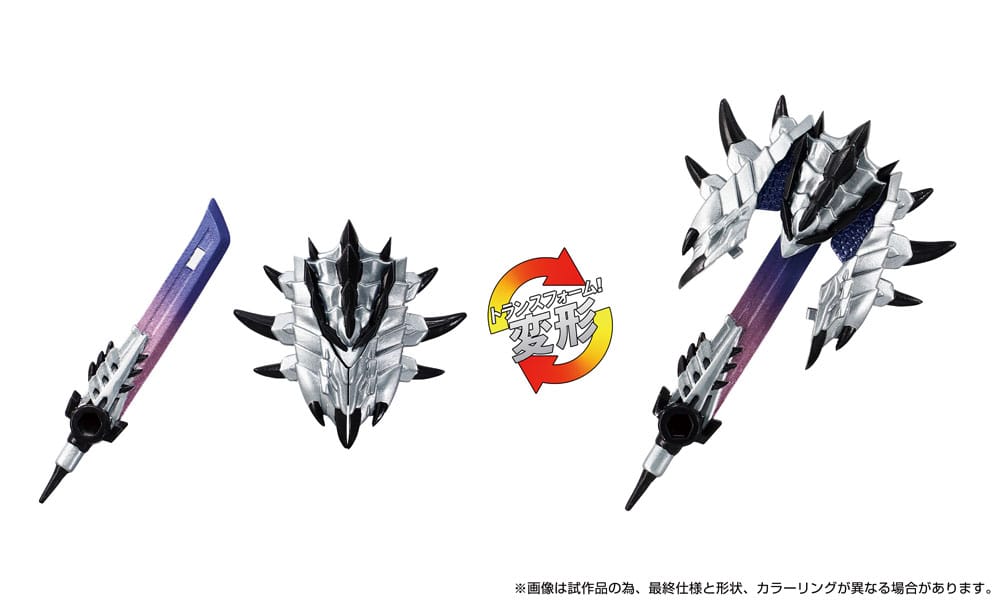 🧪 LAB | SU ORDINAZIONE Transformers Team-Up Series Action Figure Monster Hunter Silver Rathalos Prime 13 cm