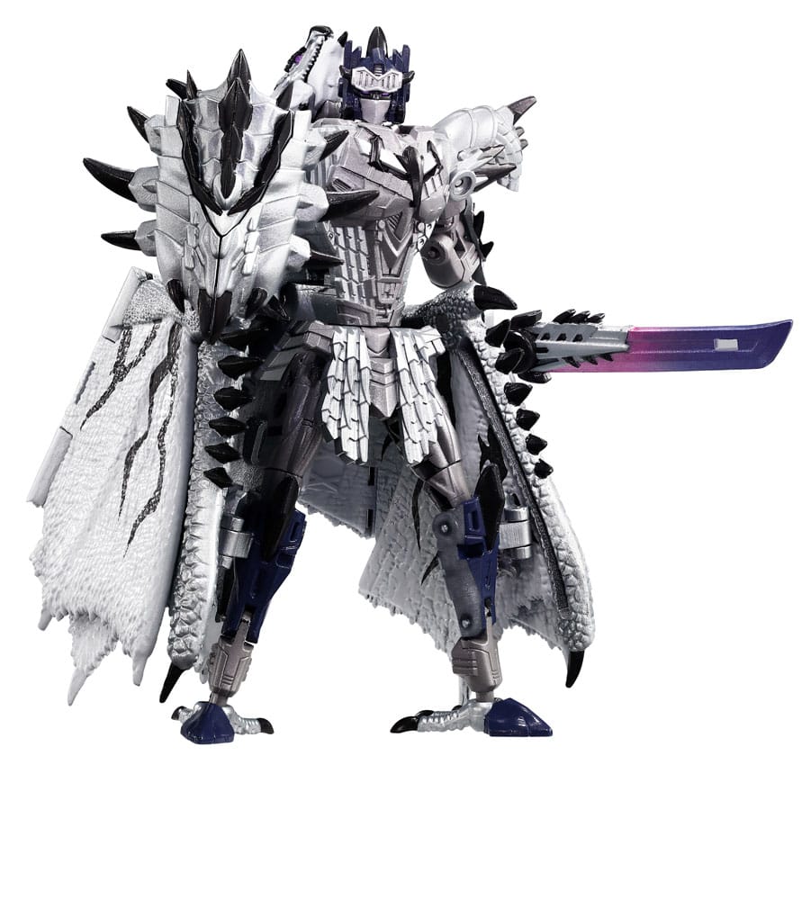 🧪 LAB | SU ORDINAZIONE Transformers Team-Up Series Action Figure Monster Hunter Silver Rathalos Prime 13 cm