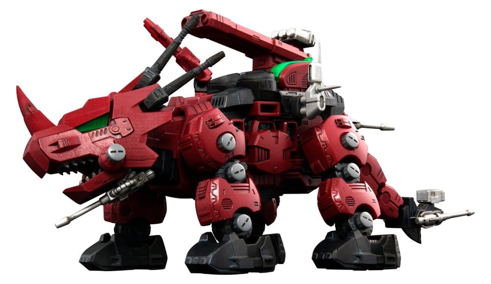 PREORDINE+ 08/2027 Zoids Plastic Model Kit 1/100 RMZ-014 Red Horn Guylos Color 22 cm