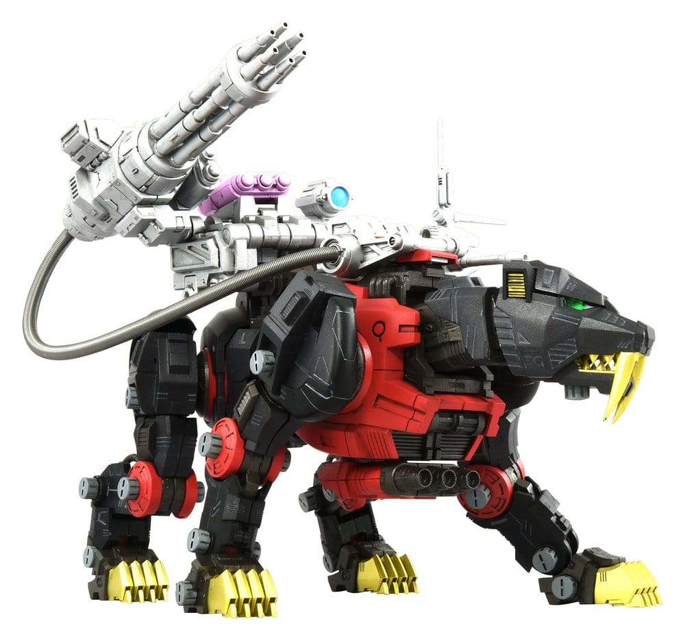 PREORDINE+ 08/2027 Zoids Plastic Model Kit 1/100 RMZ-006 Saber Tiger Schwarz Special 19 cm
