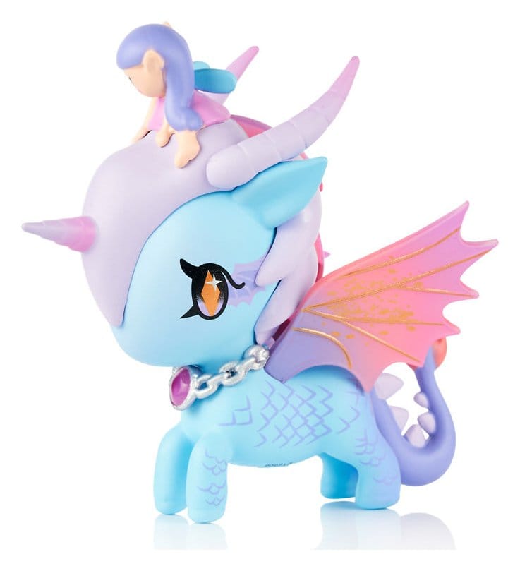 🧪 LAB | SU ORDINAZIONE Unicorno Window Box Figure Mystical Dragon Line Fairy Dragon 8 cm