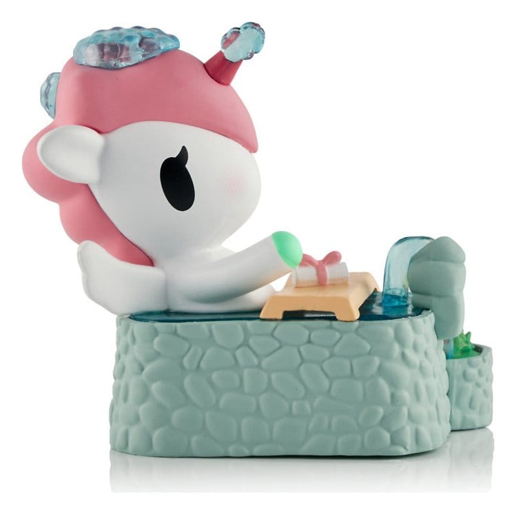 🧪 LAB | SU ORDINAZIONE Unicorno Window Box Figure Spa Day Hot Springs Oasis 7 cm