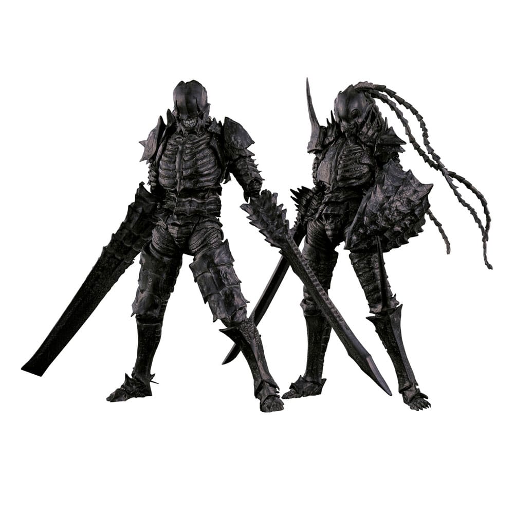 SU ORDINAZIONE ABARA Action Figure Black Gaunas Kudou Denji & Nayuta Set *PREZZO SPECIALE*