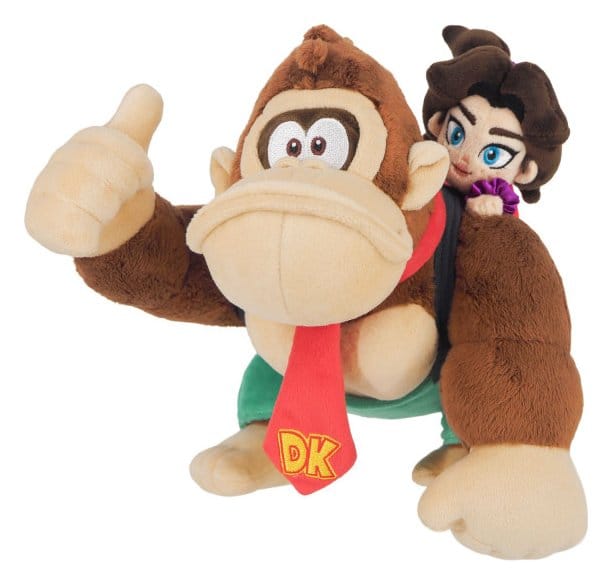 🧪 LAB | PREORDINE+ 01/2027 Donkey Kong Bananza Plush Figure Donkey Kong & Pauline 23 cm