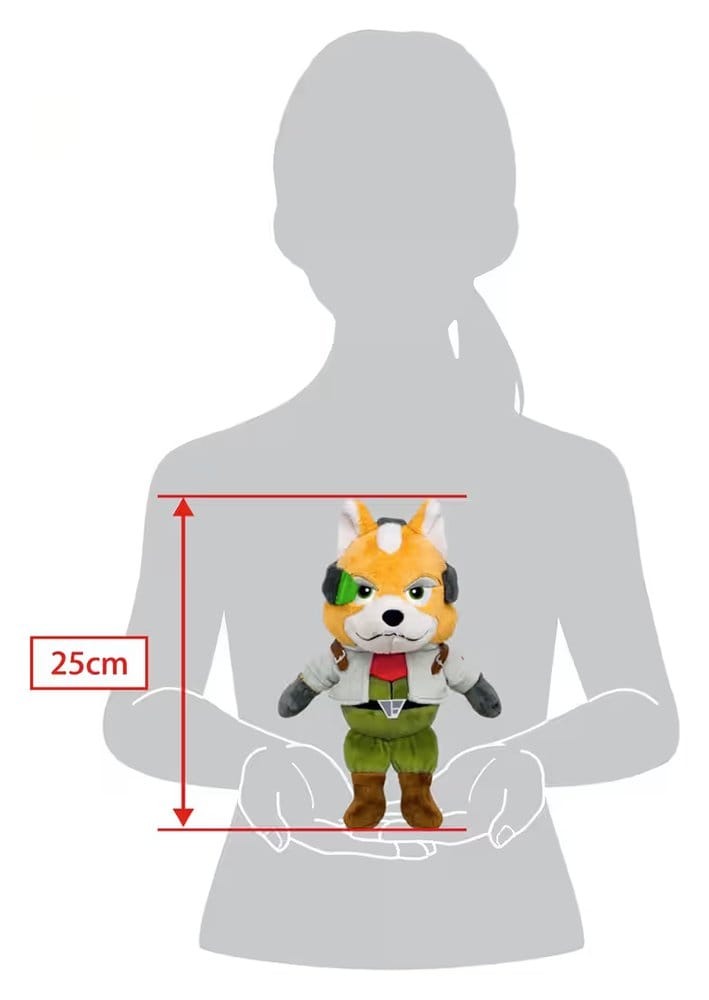 🧪 LAB | PREORDINE+ 01/2027 Star Fox Plush Figure Fox McCloud 25 cm